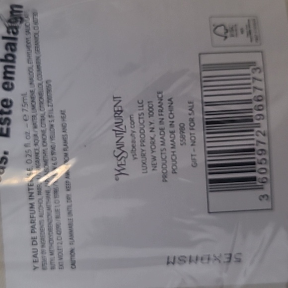 BNWT YSL SAMPLE AND COSMETIC BAG SET - Picture 3 of 3